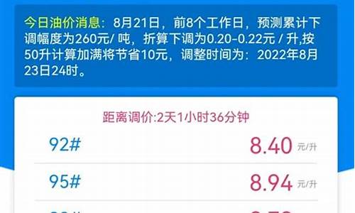绍兴油价下调消息_绍兴今日油价92汽油价格