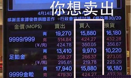 澳门金价广州金价_价2021