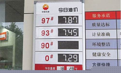 中石化加油站历年油价表_中石化加油站油品价格