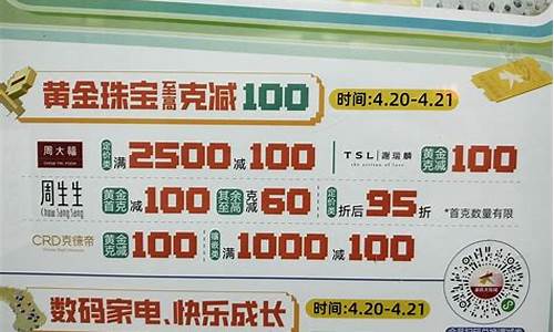 郑州各大商场金价活动_郑州近期黄金首饰的价格