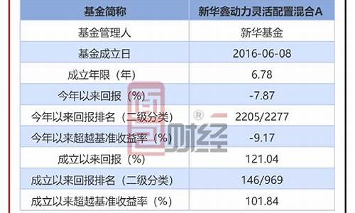 新华基金价值排名_新华基金 排名